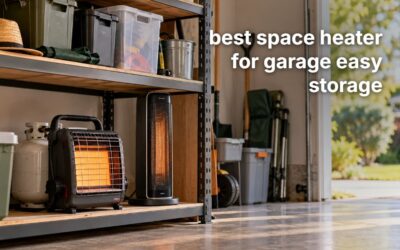 Best Space Heater for Garage Easy Storage (2026): 3 Compact Portable Picks